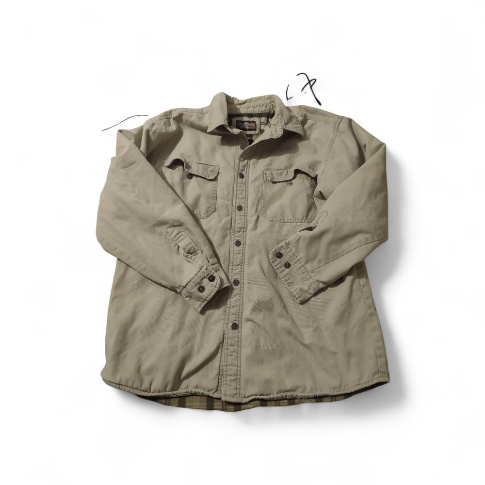 Levi's Strauss Flannel Lined Chore Shacket L Work Casual Career‎ Heavyduty Warm